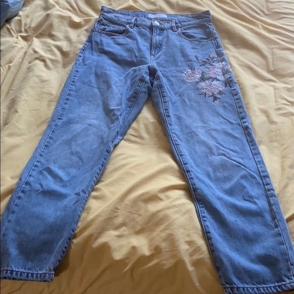 FLORAL JEANS - Picture 4 of 4
